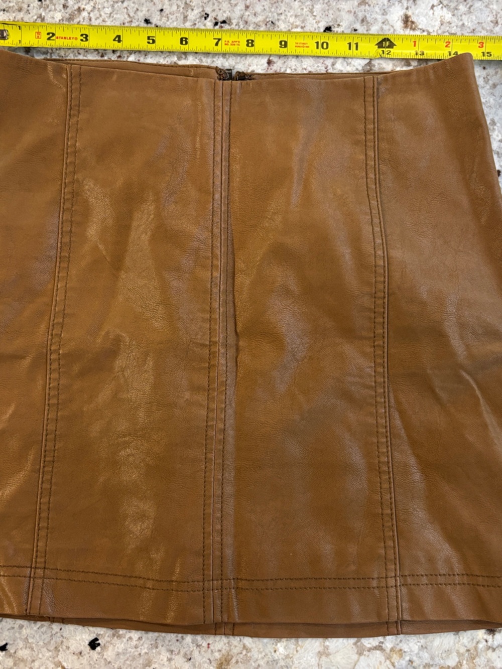 Free People Modern Femme Vegan Leather Mini Skirt